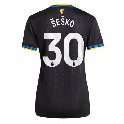 Manchester United Benjamin Sesko #30 Tredjedrakt Dame 2025-26 Kortermet Manchester United Benjamin Sesko #30 Tredjedrakt Dame 2025-26 Kortermet